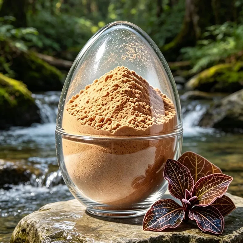 Çay ve Çorba İçin Yabani Yetiştirilen Kurutulmuş Anoectochilus Yaprağı